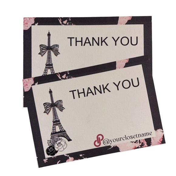 HobbeesBoutique Other - Feminine Business Card, Elegant Watercolor Business Card, DIY Business Card